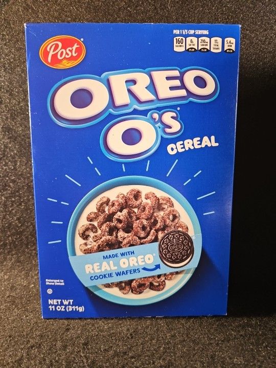 Post Oreo O's Breakfast Cereal - 11oz NEW UNOPENED - MAY 11 25 - Not In Stores!