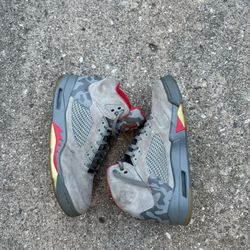 JORDAN 5 GREY CAMO SZ 12 NO BOX