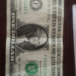 LOOK  ! 2021 Low Number 1$ Note. !!!