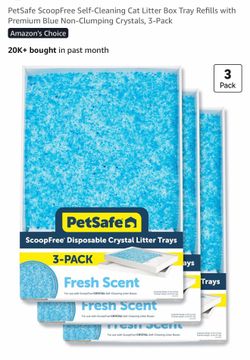 ScoopFree self cleaning litter box tray refills