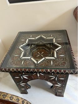 Moroccan end tables