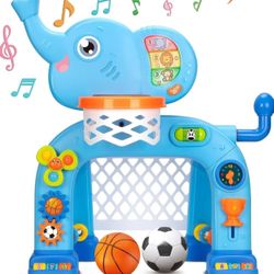 KIZZYEA Toys for 1 2 3 Years Old Boys Girls, Elephant Basketball 