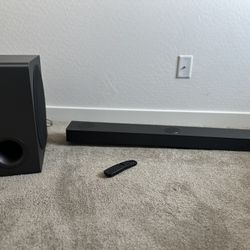 LG Soundbar and Subwoofer