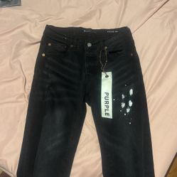 Purple jeans size 32
