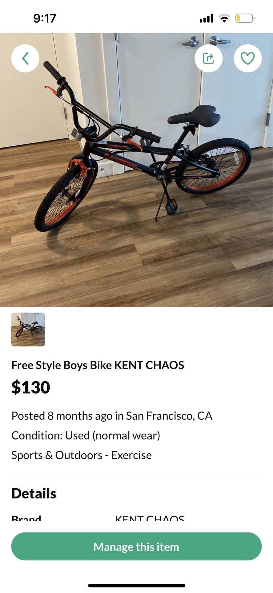 Chaos Boys Bike