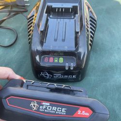 ECHO BATTERY AND CHARGER 2.5 Ah