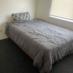 Bed, Frame, & Bedding