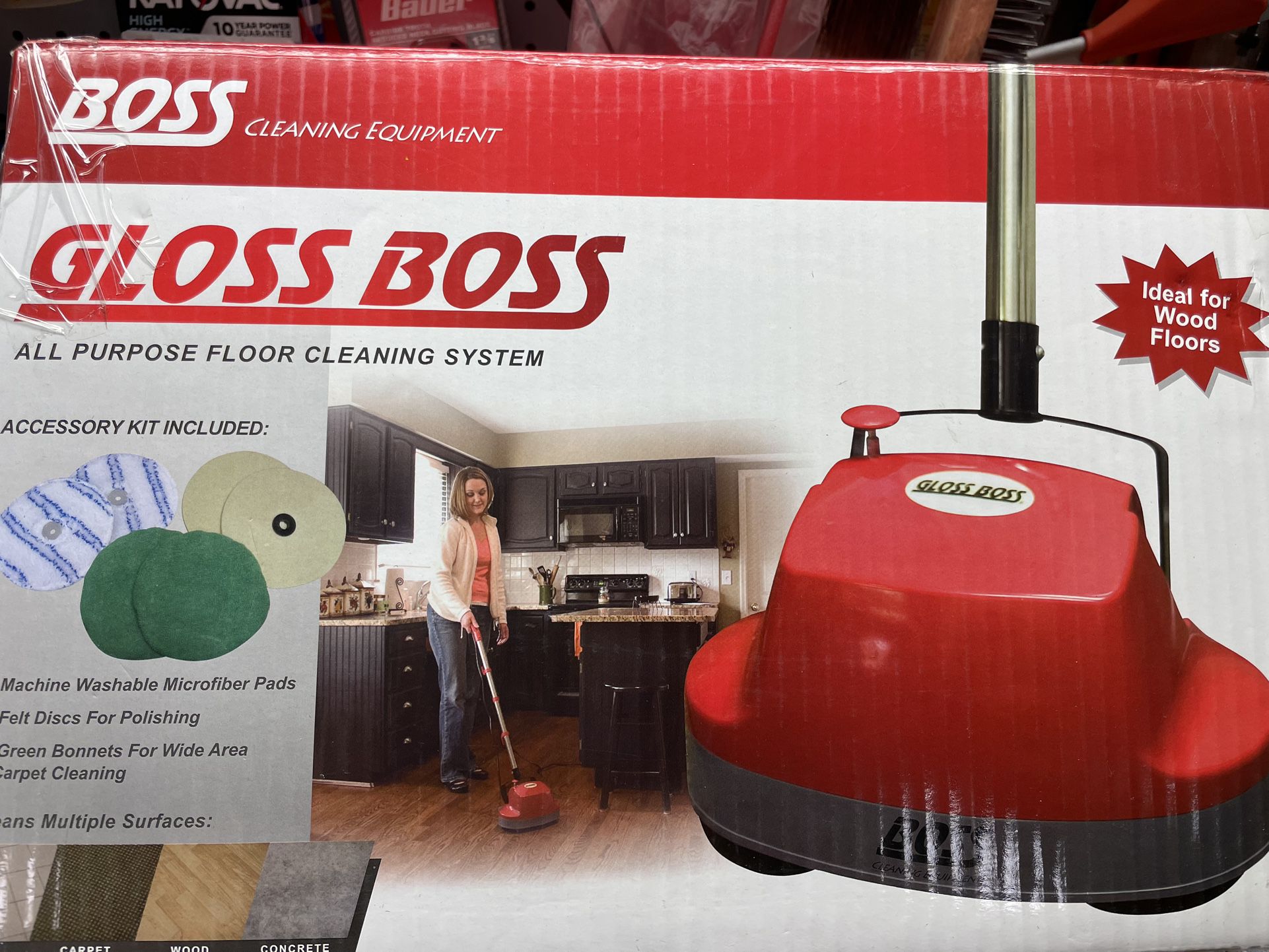 Boss Cleaning Scrubber