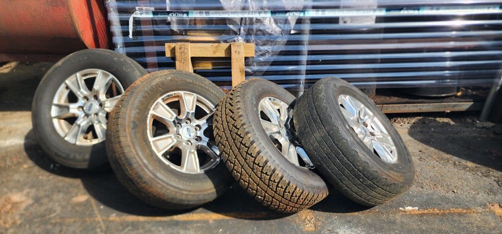 2016 Ford f150 Stock wheels & Tires Size 18