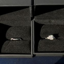 Engagement Ring & Wedding Band