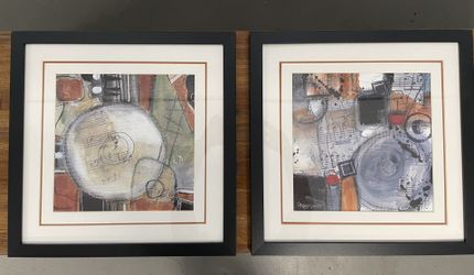 Framed Artwork: Set of 2