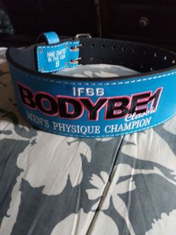 Weight lifting belt