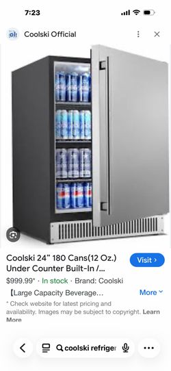 Coolski 24" 180 Cans(12 Oz.) Visit › Under Counter Built-In /...