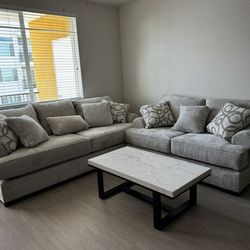  Camero Gray Sofa + Loveseat Set (RC Willey) – $200 for BOTH