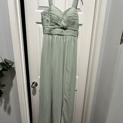 Sage Green Women’s Bridesmaid Dress