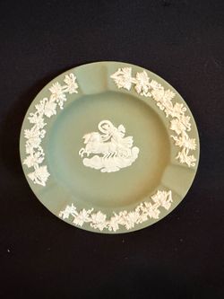 Wedgwood Sage Green Jasperware Ashtray