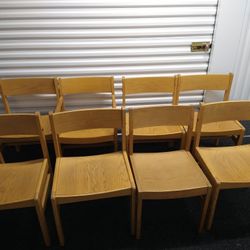50 Oak Chairs  Available 