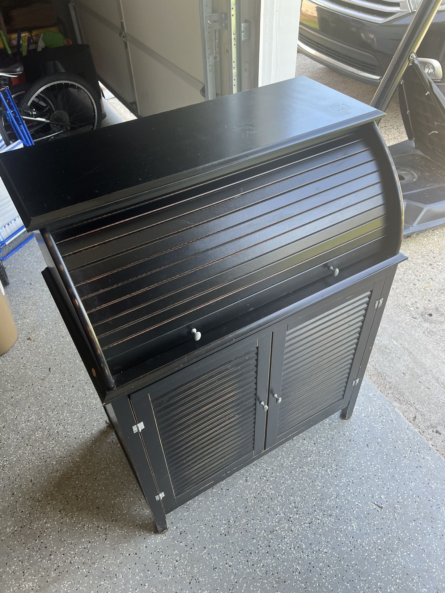 Roll Top Storage/Office Supply/Hall Desk