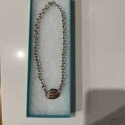 Tiffany & Co Oval tag Necklace 