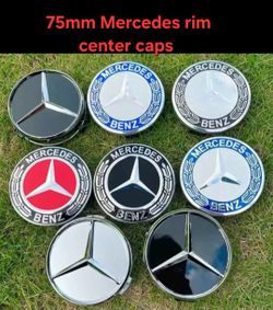 75mm Mercedes Benz Rim Hub Center Wheel Caps See ALL PICS sold separately SHIPPING AVAILABLE