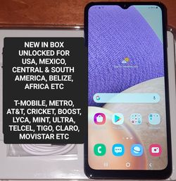 SAMSUNG GALAXY A32 5G 64GB ANDROID NEW IN BOX UNLOCKED FOR T-MOBILE METRO TELCEL MEXICO TIGO CLARO MOVISTAR BELIZE AFRICA A14 A15 A23 A21 A20