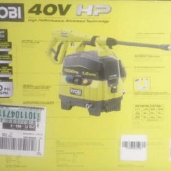 RYOBI 40V 1200 PSI 1.0 GPM Cordless Electric Cold Water Pressure Washer (Tool Only)