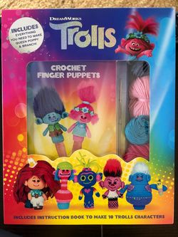 DreamWorks Trolls Crochet Finger Puppets Kit