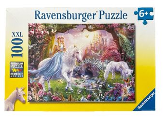 Ravensburger Unicorn Castle Fairytale 100 XXL Piece Puzzle
