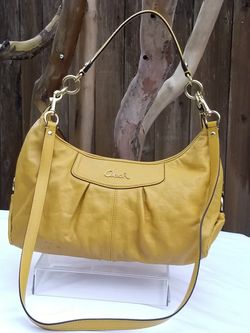 Coach crossbody all leather handbag