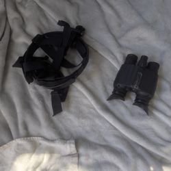 bushnell night vision binoculars and head mount