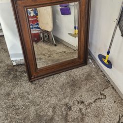 2 Bar Stools And Mirror 