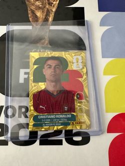 World Cup Cristano Ronaldo gold crumple