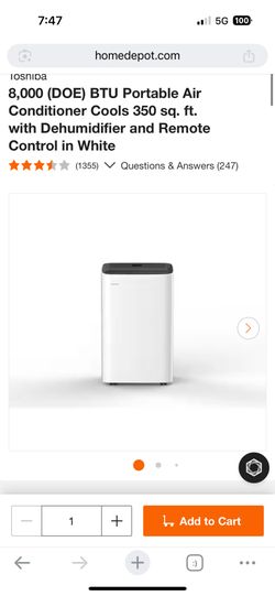 Portable Air Conditioner - Toshiba