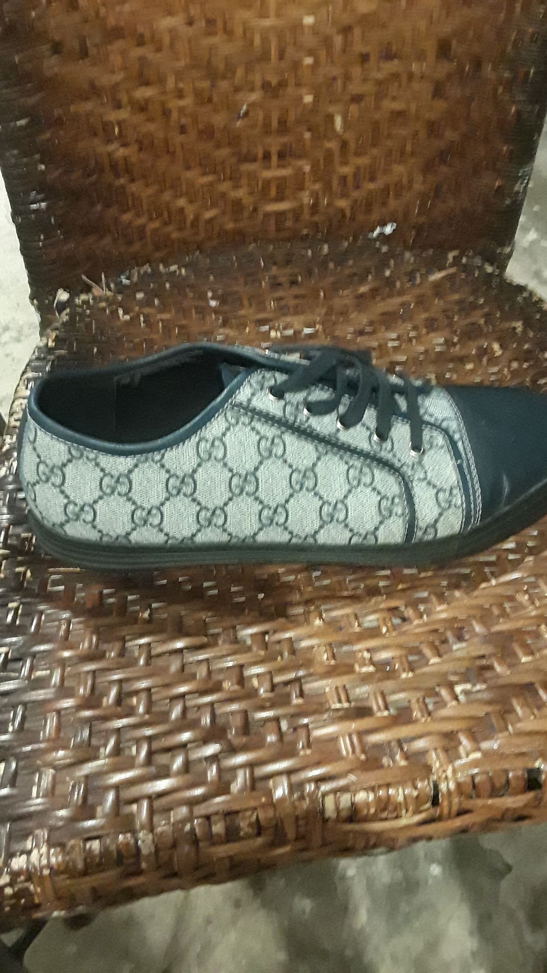 Navy Gucci shoes $25