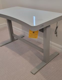 47" Tresanti Costco White Adjustable Standing Desk - $175 OBO