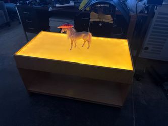 Mobile Wooden Classroom LED Light Table