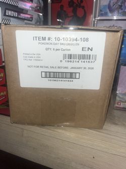 Pokemon Day 2026 Sealed Case For TRADE