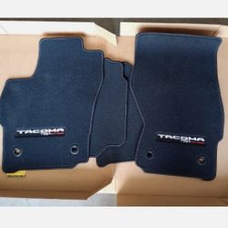 Toyota Tacoma 2024, Off Road, Black Carpet Floor Mats, OEM