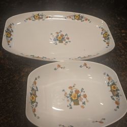 Vintage German porcelain serving set.