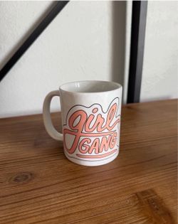 Vintage 90s Girl Gang Ceramic Coffee Mug