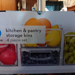 Clear Storage Bins