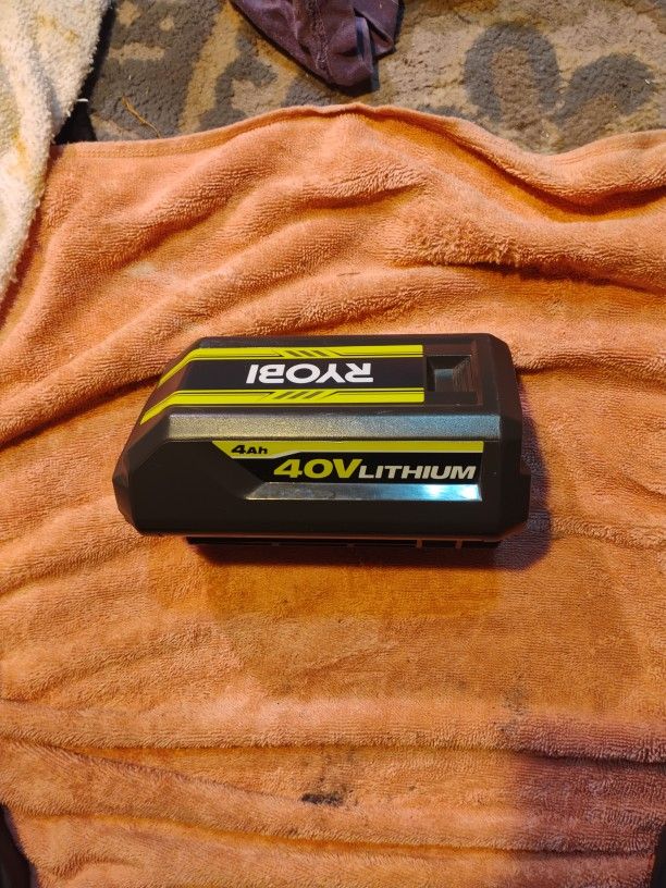 Ryobi 40volt Lithium Battery 4AH  