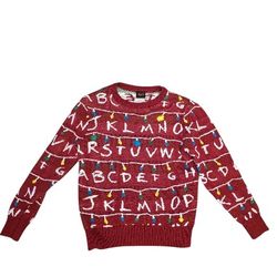 Stranger Things Ugly Christmas Sweater Unisex Large