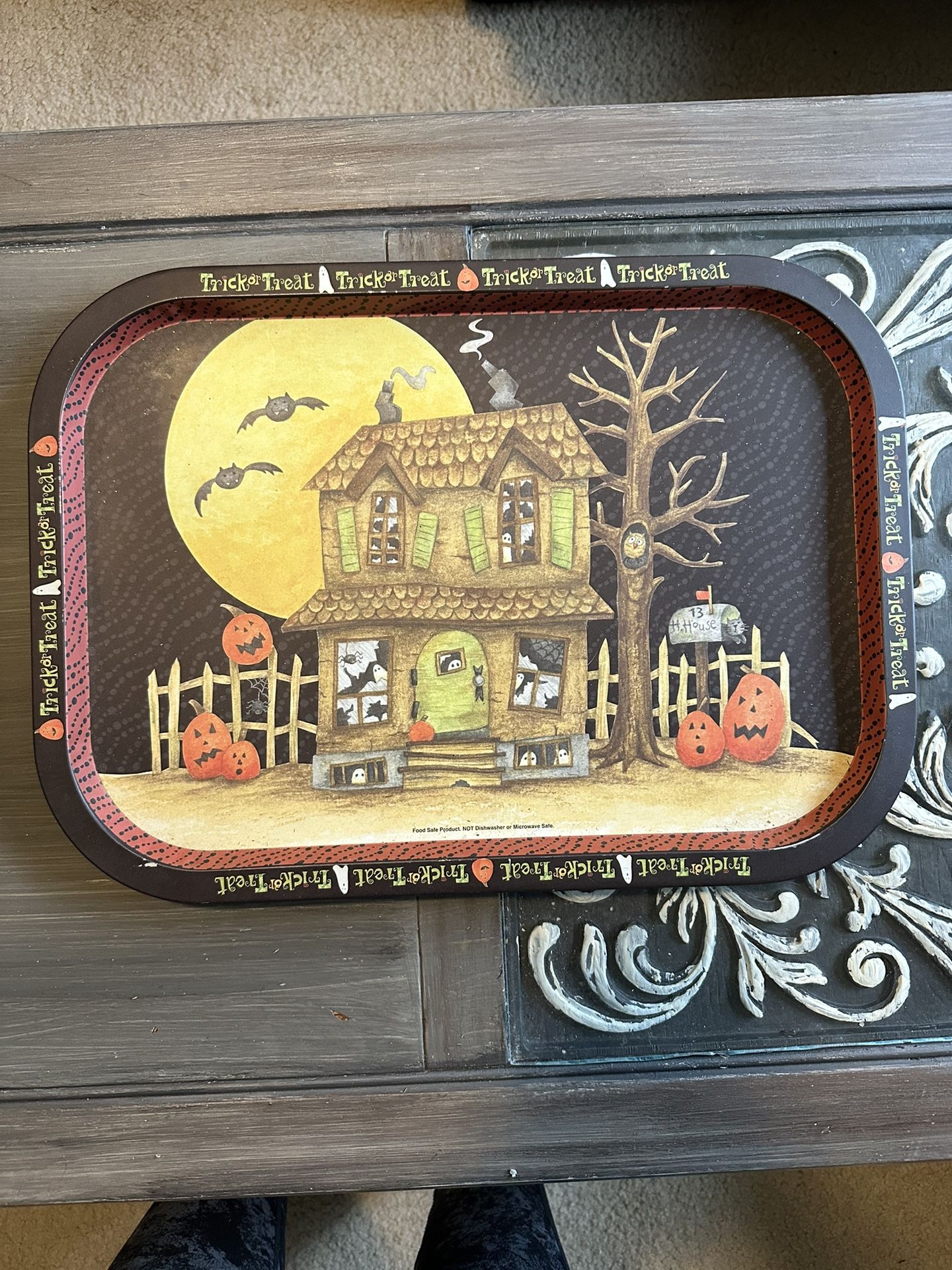 Halloween tray