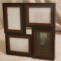 Canopy Black/Walnut Finish Photo Frame
