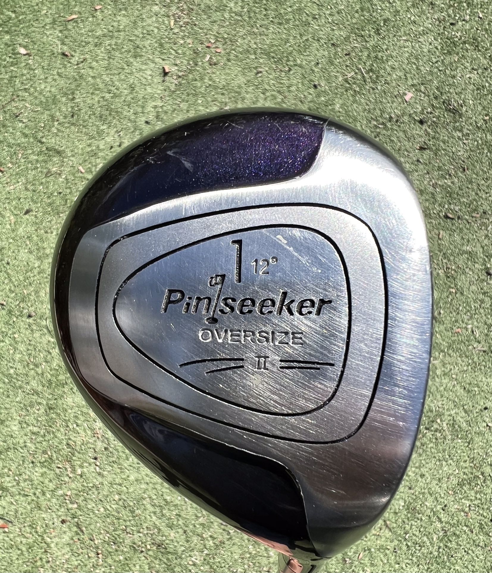 Pinseeker Oversize II DRIVER 12 Degrees, Men’s RH, E-Force 100% Lightweight Graphite, High Torque Low flex Point Shaft ByGrafalloy
