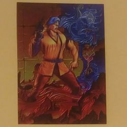 1996 Topps Finest Star Wars Refractor Garm Bel Iblis #11 General Rebels Affiliates Movie Art Trading Card Collectible Vintage Chrome Chromium