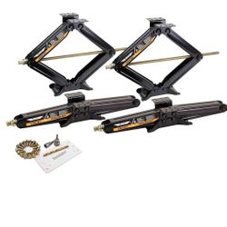 RV TRAILER STABILIZING LEVELING JACKS