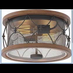 Inlight Thrasos 13'' Wide 2-Light Outdoor Flush Mount Ceiling Light