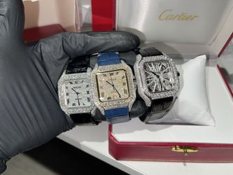 🔥💎💎🔥ASSORTED MOISSANITE BUSTDOWN WATCHES